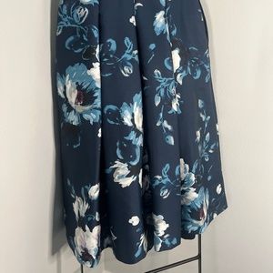 WHBM Floral-Print Full Midi Skirt